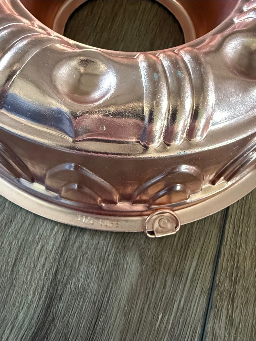 Set of 3 Vintage Copper-Tone Decorative Jelly Molds